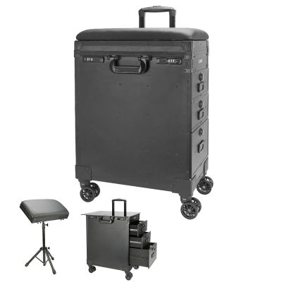 TRUNXUCL 2 in 1 Tattoo Workstation, Tattoo Armrest and Tattoo Table Station, Multifunction Mobile Display StandTable for Studio Tattoo Artist