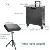 TRUNXUCL 2 in 1 Tattoo Workstation, Tattoo Armrest and Tattoo Table Station, Multifunction Mobile Display StandTable for Studio Tattoo Artist view 3