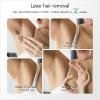 Laser Hair Removal for Women and Men, IPL Laser Hair Removal Device Safe at-Home use for Nearly Painless for Facial Legs Arms Whole Body Use(Green) view 2