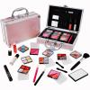 AOLIKOKO Makeup Kit for Teenager & Women Full Kit, All in One Makeup Set With The Small Cosmetic Train Case, Professional Makeup Kit, Makeup Gift Set for Women Girls (pink) view 1