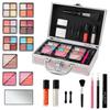 AOLIKOKO Makeup Kit for Teenager & Women Full Kit, All in One Makeup Set With The Small Cosmetic Train Case, Professional Makeup Kit, Makeup Gift Set for Women Girls (pink) view 3