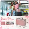 AOLIKOKO Makeup Kit for Teenager & Women Full Kit, All in One Makeup Set With The Small Cosmetic Train Case, Professional Makeup Kit, Makeup Gift Set for Women Girls (pink) view 4