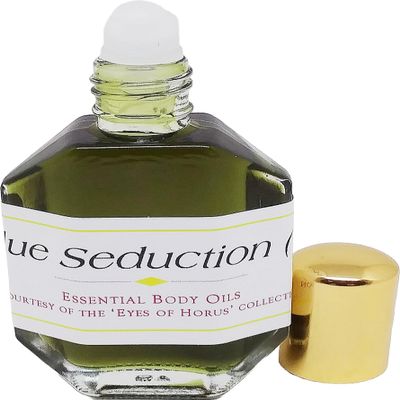 Blue Seduction - Type AB For Women Scented Body Oil Fragrance [Roll-On - Dark Green - 1/2 oz.] - ID#25236