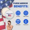 Worldwide Souvenirs Purse Mirror - State Seal New York - USA | State Seal Purse Mirror | USA State Seal Compact Mirror | Perfect for Travel, Handbag, and Gifts | Durable and Portable view 3