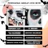 Black White Face Body Paint Set,Halloween Cosplay SFX Makeup Kit,for Makeup and Makeup for Vampires,Zombies,Skeletal Faces,Clowns,etc view 3