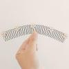 2PCS Stretchable Hair Pin Finishing Fixer Comb Clips Invisible Hair Holder Hair Combs Stretchable Hair Clip U Shape Finishing Hair view 3