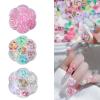 3D Flower Rose Flower Leaf Nails Art Nails Art Decorations Nails Art Supplies For Nails view 2