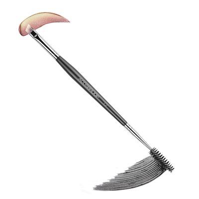 ACOSBRUOP Eyebrow and Spoolie Brush, Professional Angled Eyeliner Brush