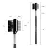 ACOSBRUOP Eyebrow Brush and Eyelash Comb, Eyelash Comb Separator for Remove Mascara Clumps, Professional Beauty Cosmetic Tool view 4