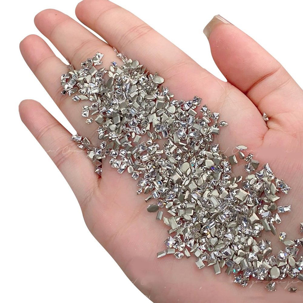 50x Shaped Rhinestones Crystal Irregular Shaped Nails Art Nails Art Decorations For Salon