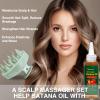2 Pack Batana Oil Organic for Hair Growth, Botana Oil Hair Growth Rosemary Oil Vitamin E Blend Massager Boosting Hair Thickness, Nourish Scalp Hair, 6.76 fl.oz view 4
