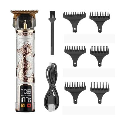 Razors Hairdresser LCD Electric Scissors USB Charging Electric Scissors Retro Oil Head Carving Hairdresser Manufacturer Wholesale Care(Medusa D)