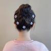4PCS Finishing Pins Fixer Comb Clips Stretchable Hair Clip Hair Combs Invisible Hair Holder Stretch Hair Pin U Shape Finishing Hair view 2