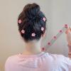 4PCS Finishing Pins Fixer Comb Clips Stretchable Hair Clip Hair Combs Invisible Hair Holder Stretch Hair Pin U Shape Finishing Hair view 3