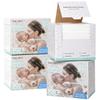 Disposable Face Towel 4 Boxes, 100% Pure Cotton, Soft & Skin Friendly Face Towelettes Disposable, Makeup Remover Dry Wipe for Women Cleansing, Facial Towels Disposable, Facial Wash Cloth Travel view 1