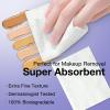 2 Pack (80 Count) Disposable Face Towel, Biodegradable Ultra Soft Face Towelettes Disposable, Makeup Remover Dry Wipes Tissue for Women, Facial Towels for Sensitive Skin view 2