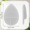 2 PCS Facial Sponge Glove Bath Sponge Gentle Exfoliating Pads Wash Reusable Puff for Daily Face Deep Pore Cleansing Blackheads Dead Skin, Makeup Remover (Gray, Green) view 2
