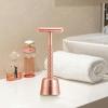 THE GROOMING SOCIETY Double Edge Safety Razor for Women Rose Gold with Stand and Silicone Cover - Durable Metal Eco-Friendly Single Blade Safety Razor with 10 Blades- Closed Smooth Shave view 2