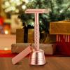 THE GROOMING SOCIETY Double Edge Safety Razor for Women Rose Gold with Stand and Silicone Cover - Durable Metal Eco-Friendly Single Blade Safety Razor with 10 Blades- Closed Smooth Shave view 3