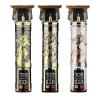 Razors LCD Electric Hair Clipper Vintage T9 Clipper Hair Rechargeable Man Shaver Trimmer for Men's Barber Professional(Black Gold Medusa) view 2