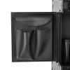 Gosangom Rolling Makeup Train Case with Lock, Hairdressing Travel Case, Hairdresser Beauty Salon Cosmetic Luggage, Storage Toolbox, Lockable with Wheels. view 3
