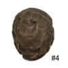 0.06mm Thin Skin Toupee for Men Hair Piece 100% European Remy Human Hair Replacement System Mens Toupee All V-Looped Invisible Hair System for Men (#4 Medium Brown-90% Light Density, 8x10) view 2