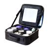 CKKNILV Makeup Bag Cosmetic Case Portable Travel Beauty Box Waterproof Makeup Bag Organiser Bag Makeup Artist Bag Multifunction Bag Travel Makeup Case Beauty Train Case Black Co view 1