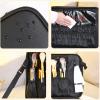 CKKNILV Makeup Bag Cosmetic Case Portable Travel Beauty Box Waterproof Makeup Bag Organiser Bag Makeup Artist Bag Multifunction Bag Travel Makeup Case Beauty Train Case Black Co view 4