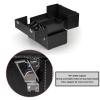 CKKNILV Cosmetic Case Portable Travel Beauty Box Waterproof Makeup Bag Organiser Bag Makeup Artist Bag Multifunction Bag Travel Makeup Case Beauty Train Case Leather Cosmetic Ca view 2