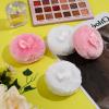 4 Pcs Large Powder Puff 3.1 Inch Body Powder Puff Cotton Cosmetic Puffs Soft Velour Makeup Sponge Cushion Puff Setting Powder Puff Loose Powder Puff Make Up Sponges for Foundation Setting Powder view 4