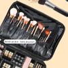 CKKNILV Makeup Bag Cosmetic Case Portable Travel Makeup Train Case Beauty Box, with Removable Compartment, for Cosmetics Makeup Brushes Toiletry Jewelry, Oxford Cloth Material,B view 3