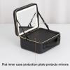 CKKNILV Makeup Bag with LED Mirror,Cosmetic Train Cases Travel Makeup Bag, 3 Color Brightness with Adjustable Travel Makeup Train Case,Travel Beauty Box with LED Lighted, Cosmet view 2