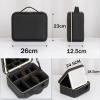 CKKNILV Makeup Bag with LED Mirror,Cosmetic Train Cases Travel Makeup Bag, 3 Color Brightness with Adjustable Travel Makeup Train Case,Travel Beauty Box with LED Lighted, Cosmet view 4