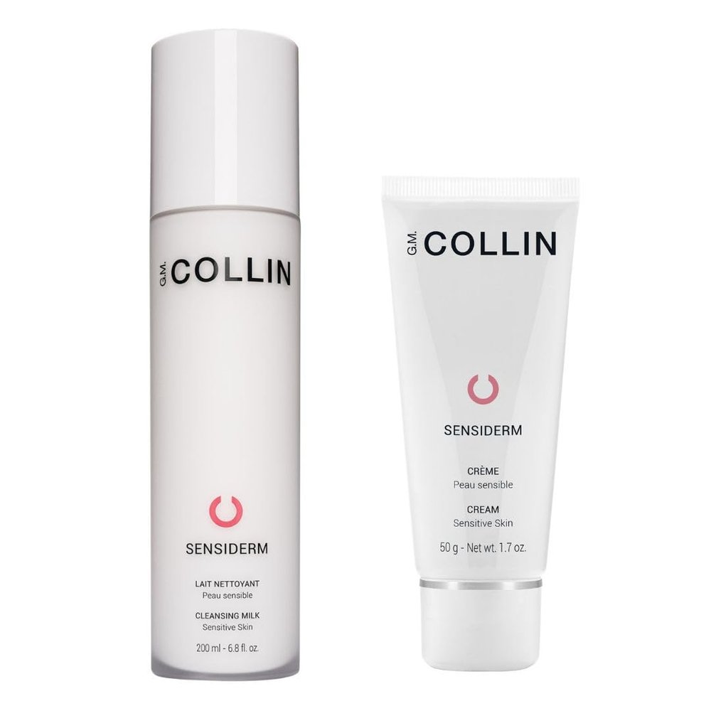 G.M. COLLIN Sensitive Skincare Set (Sensiderm Cleansing Milk and Face Cream)