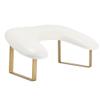 VOCOSTE Arm Rest for Nails Tech, U Shaped Nail Arm Rest, Manicure Hand Rest with Detachable Brackets, Hand Rest for Nails Tech with Stable Base, Nail Hand Rest, White view 1