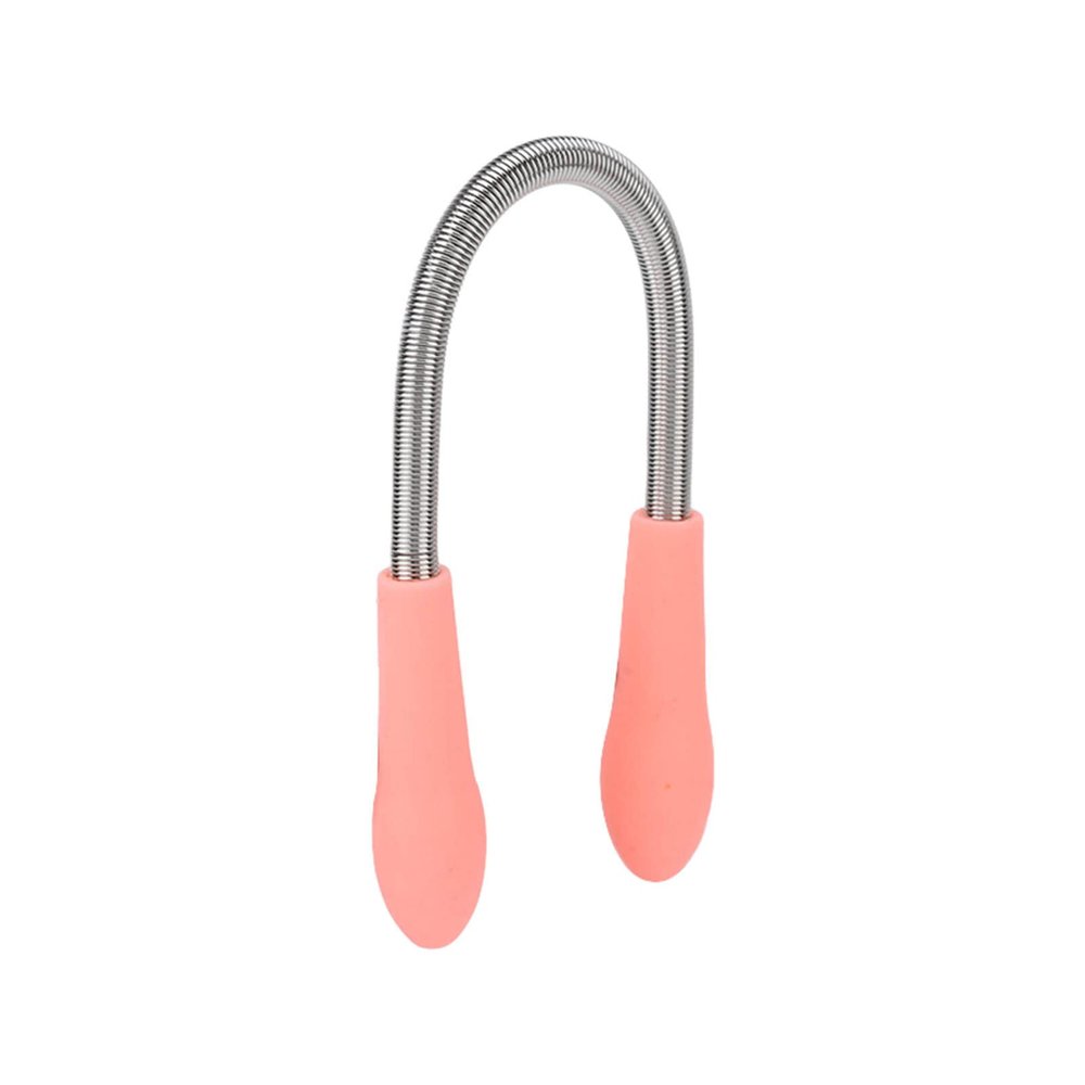Flexible Adjustment Hair Removal Spring, Ergonomic Handle, Stainless Steel Professional Women Threading Hair Epilator for Upper Lip Chin Cheeks