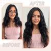 Tape in Hair Extensions Real Human Hair 16 Inch Jet Black Double Sided Tape for Skin Weft Hair Extension Invisible Tape in Hair Extensions Straight Remy Human Hair for Women(1#,16 Inch) view 4