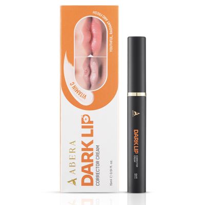 ABERA Dark Lips Corrector Cream, Lip Balm For Lightening & Brightening Dark Lips For Men & Women, Moisturizing Lip Plumper with Shea Butter, Lip Scrub