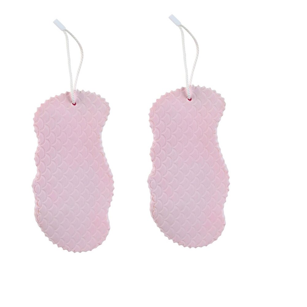 Korean Skin Scrubber Exfoliator Sponge,Dead Skin Scrubber Exfoliator,Body Scrubber,Reusable Super Soft Exfoliating Bath Sponge, Exfoliating Sponge for Adults Children, Clean Skin Sponge (Pink)