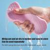 Korean Skin Scrubber Exfoliator Sponge,Dead Skin Scrubber Exfoliator,Body Scrubber,Reusable Super Soft Exfoliating Bath Sponge, Exfoliating Sponge for Adults Children, Clean Skin Sponge (Pink) view 3