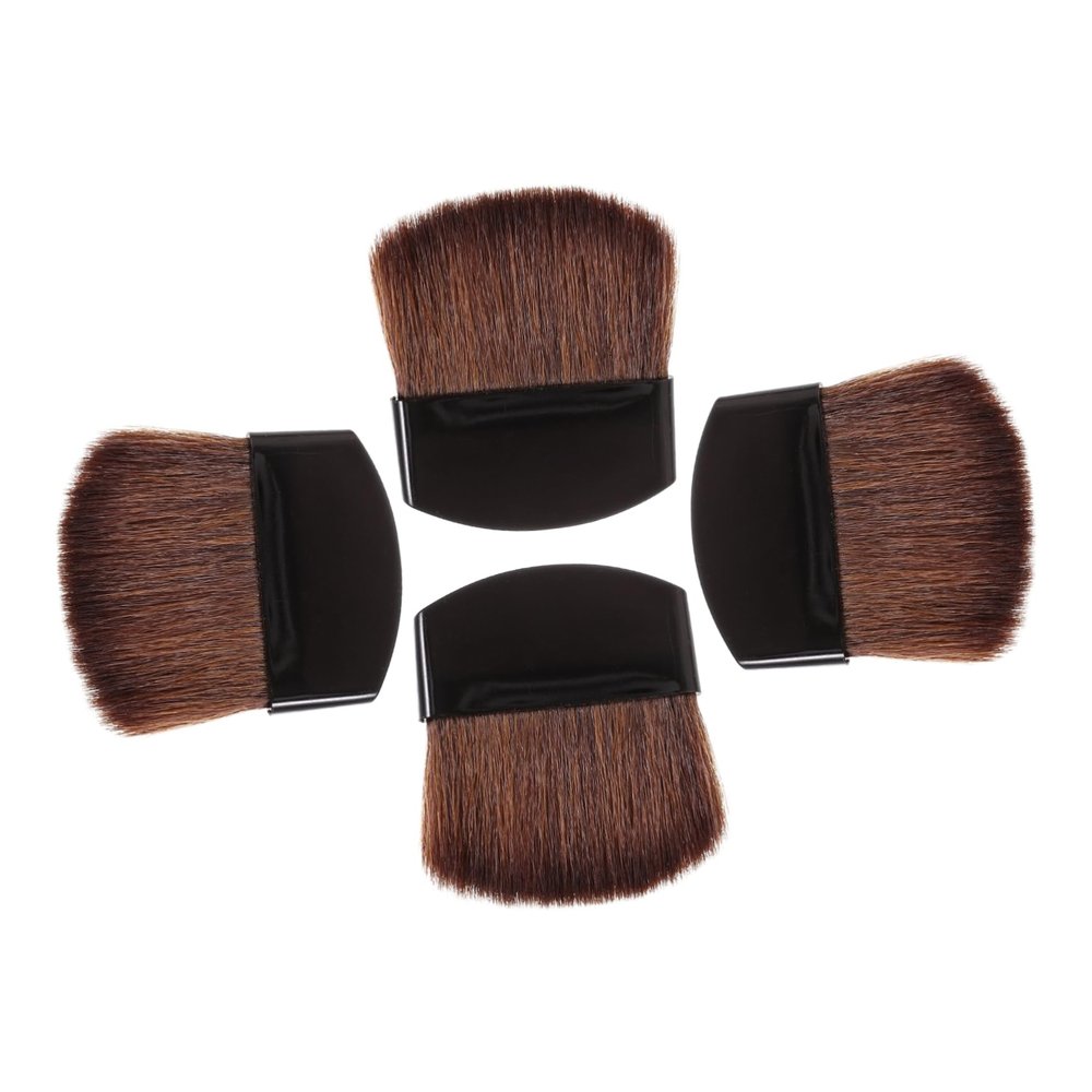 MUSISALY 4pcs Facial Makeup Brush Blush Brush Face Powder Setting Powder Small Women Cosmetics Tools Blush for Women
