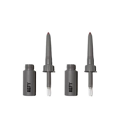 REFY Lip Sculpt Duo in Taupe and Rosewood + Bonus Entel Pomegranate Sheet Masque with Collagen