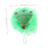 Healeved Holiday Loofah Christmas Santa Bath Ball Set 4pcs Exfoliating Bathing Balls view 2