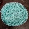 Authentic African Exfoliating Net Sponge Sourced from Nigeria 45 inch Long Bath Exfoliating Shower Body Scrubber Back Scrubber for Smooth Skin (Turquoise) view 1