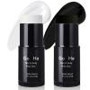 Go Ho White and Black Face Paint Stick,Full-coverage Washable Face Body Paint for Art Theater Halloween Cosplay Skull Zombie Vampire Skeleton Clown SFX Makeup view 1