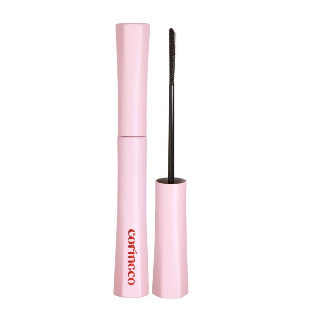 CORINGCO Mak-Cara Skinny Long & Curl Waterproof Mascara, no smudging from water, swear and oil (Choco Brown, 0.17 oz)