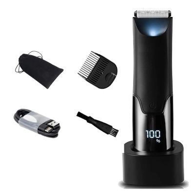 Razors Groin Hair Trimmer for MenLED Beard Trimmer Hair Cutting Machine,Electric Shaver for Body Hair Shaving Safety Razor