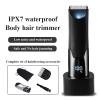 Razors Groin Hair Trimmer for MenLED Beard Trimmer Hair Cutting Machine,Electric Shaver for Body Hair Shaving Safety Razor view 2