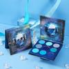 docolor White Eyeliner Waterproof Eye liner Longwearing with Ultra-Fine Tip and Blue Eyeshadow Palette 9 Colors Gemstone Shadow Palette Highly Pigmented Mattes Shimmers Colourful Makeup Palette view 4