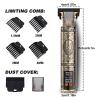 Razors Power Display Retro T9 Original Machine Heavy Hand Feel Waterproof Super Large Capacity Battery Shaver Hair Trimmer(Buddha) view 3